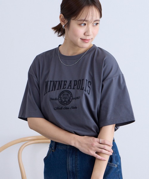 Aunely tシャツ 半袖 「Aunely」涼しげ アーバンニュアンス アソート