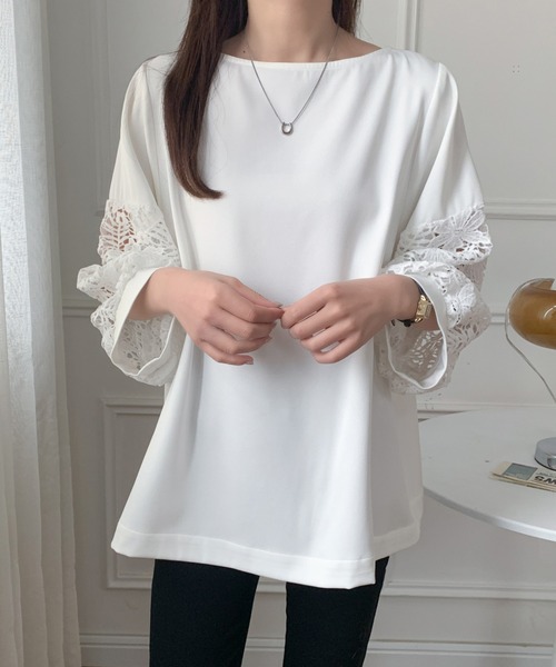 「ABITOKYO」 長袖ブラウス L ブラック レディース_画像2