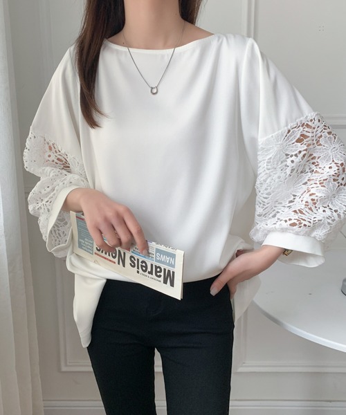 「ABITOKYO」 長袖ブラウス L ブラック レディース_画像3