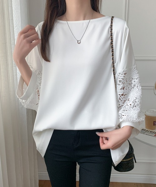 「ABITOKYO」 長袖ブラウス L ブラック レディース_画像7