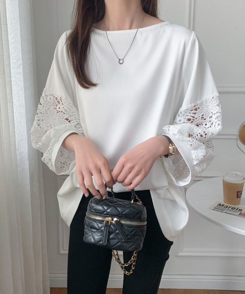 「ABITOKYO」 長袖ブラウス L ブラック レディース_画像8