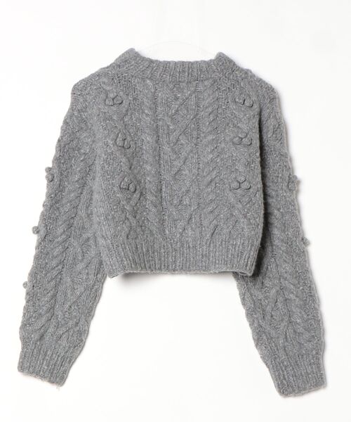 「NKNIT」 長袖ニット 1 グレー レディース_画像2