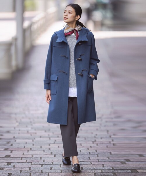 「J.PRESS」 長袖ブラウス T15 ブルー レディース_画像5