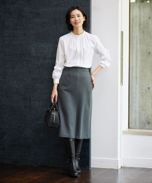 「J.PRESS」 長袖ブラウス T15 ブルー レディース_画像6