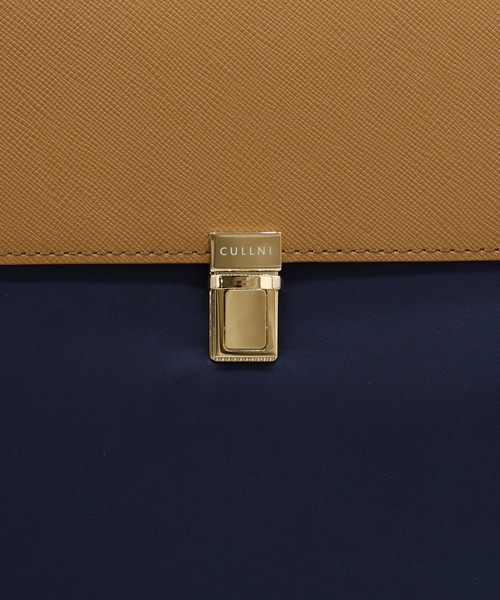 ショルダーバッグ Leather Flap Nylon Twill Shoulder Bag メンズ レディースの画像