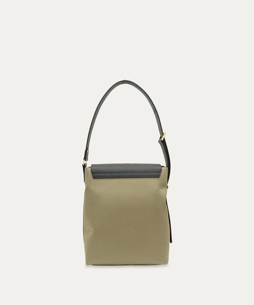 ショルダーバッグ Leather Flap Nylon Twill Shoulder Bag メンズ レディースの画像