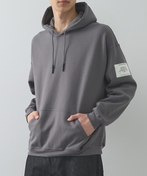 N.Hoolywood(エヌハリウッド) パーカー サイズS美品  - ダークグレー WIND AND SEAコラボ コットン N.HOOLYWOOD（エヌハリウッド） パーカー 「N.HOOLYWOOD」EX.PARKA