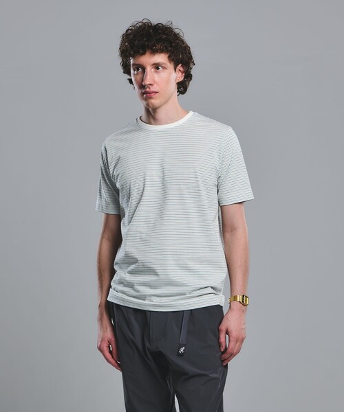 45R コットンボーダーTシャツ　サイズ3 green label relaxing（グリーンレーベルリラクシング） tシャツ LONG