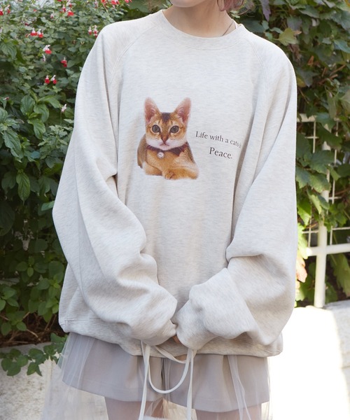 「w closet」 スウェットカットソー - グレー レディース_画像3