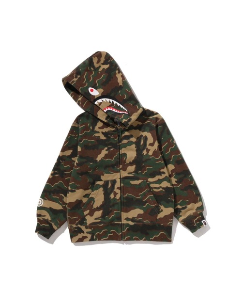 A BATHING APE（アベイシングエイプ） パーカー GLITCH WOODLAND CAMO