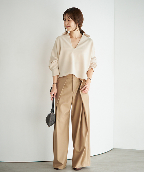 plage（プラージュ） ブラウス シャツ 「追加」GEORGETTE SKIPPER