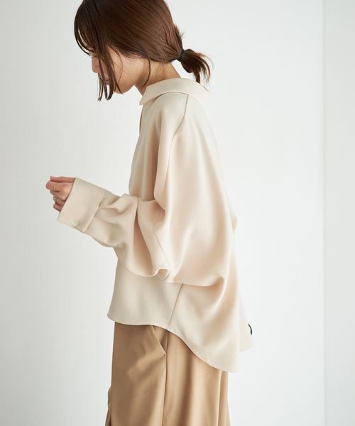 plage（プラージュ） ブラウス シャツ 「追加」GEORGETTE SKIPPER