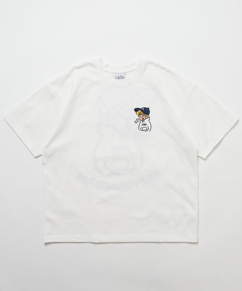 「kaoyorinakami」 半袖Tシャツ MEDIUM チャコールグレー メンズ_画像6
