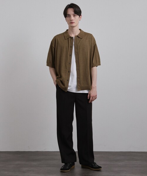 抹*茶様 DIRK BIKKEMBERGS archive 半袖ニット tk.TAKEO KIKUCHI（ティーケータケオキクチ） セーター ニット 半袖