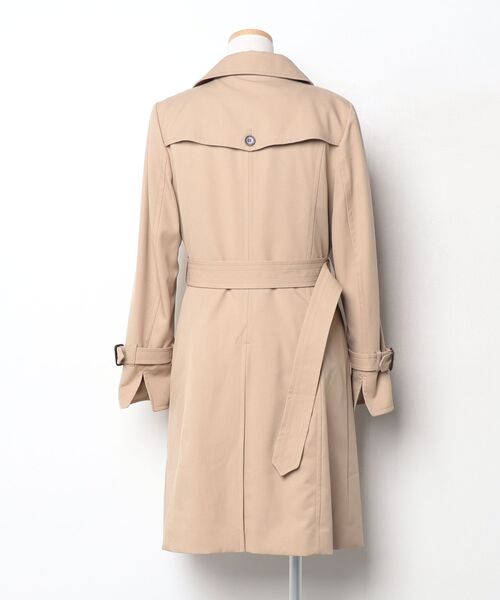 「TRUDEA」 トレンチコート MEDIUM ベージュ レディース_画像2