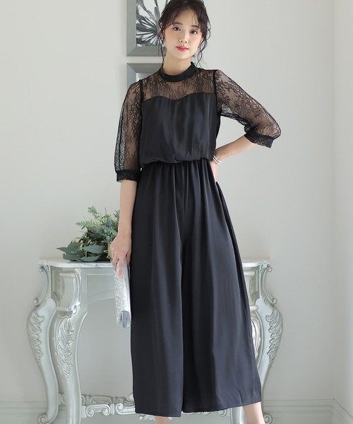 「PourVous」 オールインワン M スモークピンク レディース_画像5