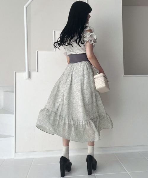 「TITTY&CO.」 半袖ワンピース MEDIUM ピンク レディース_画像4