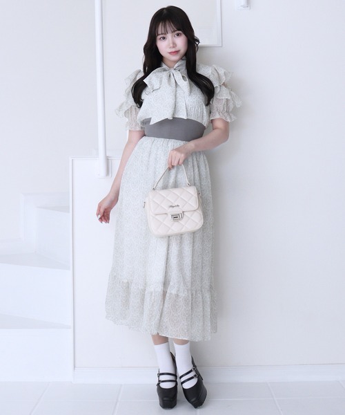 「TITTY&CO.」 半袖ワンピース MEDIUM ピンク レディース_画像5