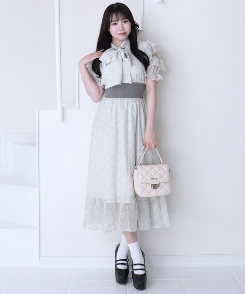 「TITTY&CO.」 半袖ワンピース MEDIUM ピンク レディース_画像6