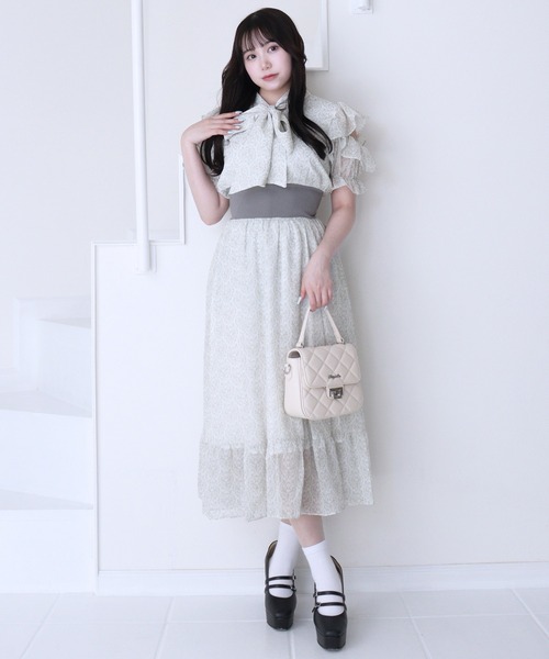 「TITTY&CO.」 半袖ワンピース MEDIUM ピンク レディース_画像7