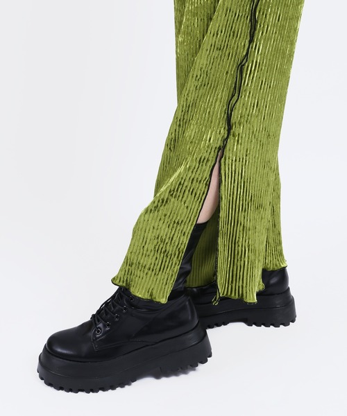 「WC」 イージーパンツ FREE グリーン レディース_画像6