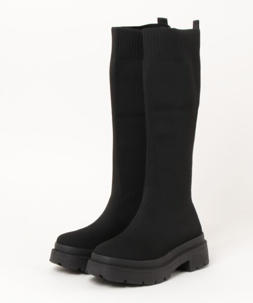 「Shoes in Closet」 ロングブーツ LL ブラック レディース_画像5