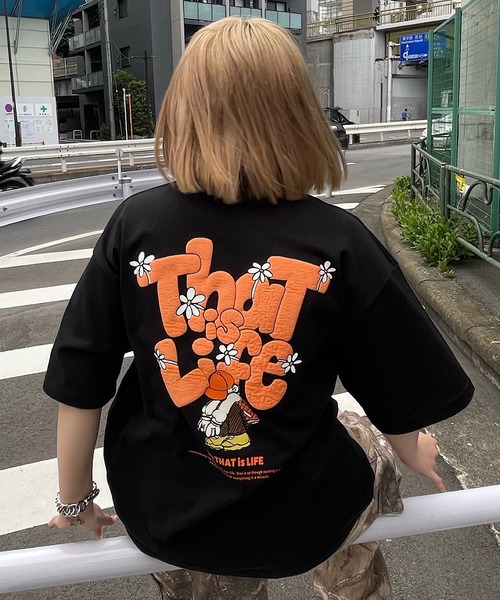 That's life tシャツ HEAVY WEIGHT 7.1oz ”FLOWER BOY” LOGO TEE 夏服