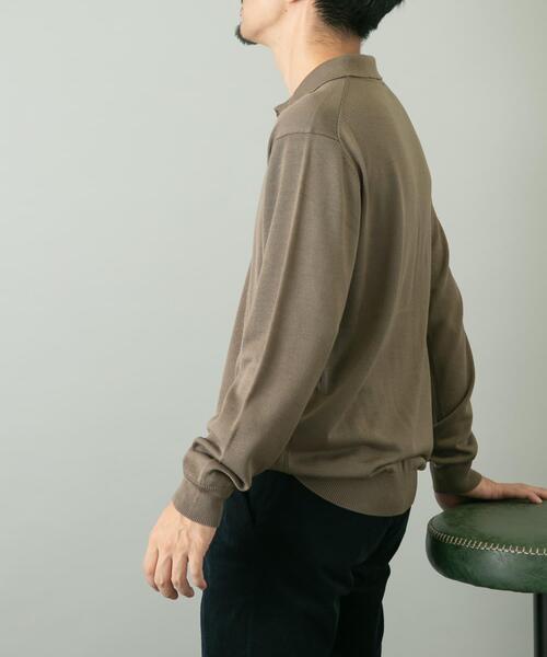 「URBAN RESEARCH ROSSO MEN」 長袖ニット LARGE グレー メンズ_画像4
