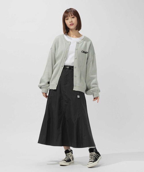 「CAMP7」 フレアスカート L ブラック レディース_画像7