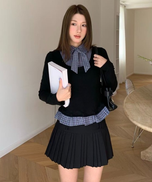 「AsRiRe」 長袖シャツ M ブルー レディース_画像7