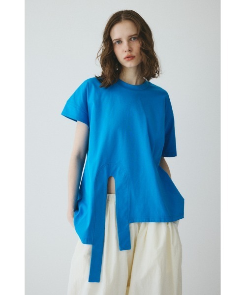 HeRIN.CYE tシャツ Asymmetry hem drape cut tops / アシンメトリー