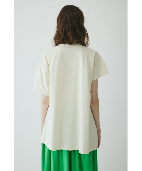 HeRIN.CYE tシャツ Asymmetry hem drape cut tops / アシンメトリー