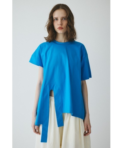 HeRIN.CYE tシャツ Asymmetry hem drape cut tops / アシンメトリー