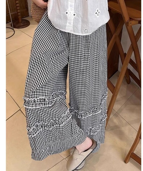 ぱん　レースパンツ2点 パンツ 2色展開 裾フリルレース パンツ レディース : ZOZOTOWN Yahoo