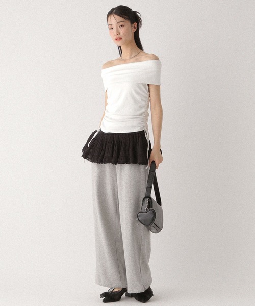 「Heather」 ショルダーバッグ ONE SIZE ブラック レディース_画像6