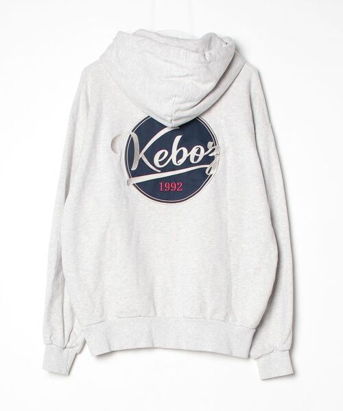 「KEBOZ」 プルオーバーパーカー M グレー メンズ_画像2