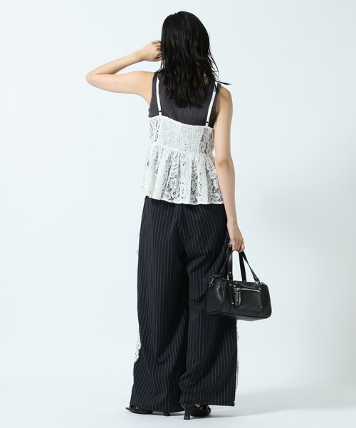 PAGEBOY（ページボーイ） レースレイヤードビスチェ「紐アレンジ可能