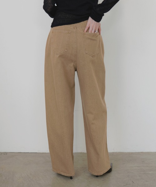 「LIAN」 デニムパンツ MEDIUM グレー レディース_画像5