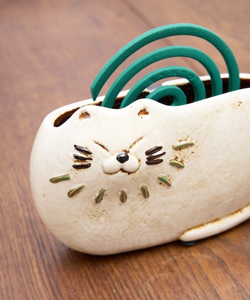 COMMON WARE（コモンウェアー） MRW : 白ネコ 黒猫 トラ猫 蚊遣り