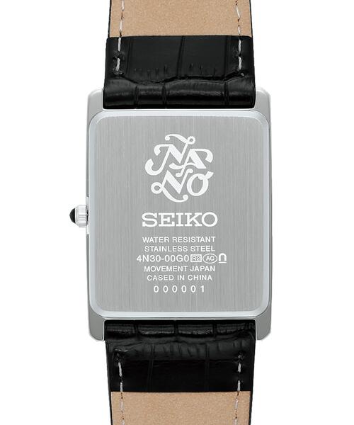 腕時計 SEIKO/セイコー コラボレーション スクエア ブラック メンズ レディースの画像