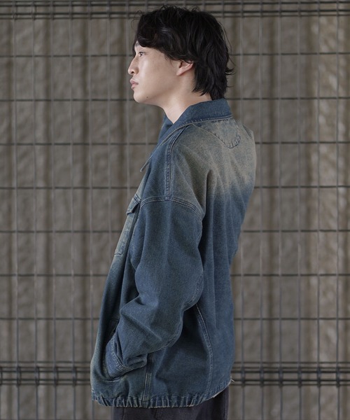 「molk」 デニムジャケット X-SMALL ブラック メンズ_画像4