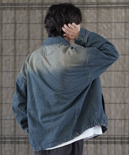 「molk」 デニムジャケット X-SMALL ブラック メンズ_画像5