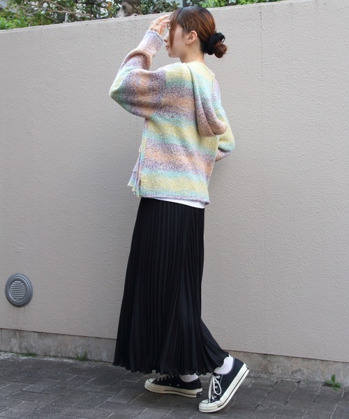 MEYAME（メヤメ） ニット セーター ウールメキシカンニットパーカ WOOL