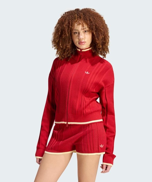 adidas（アディダス） ジャージ ファイヤーバード ケーブルニット