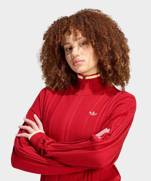 adidas（アディダス） ジャージ ファイヤーバード ケーブルニット
