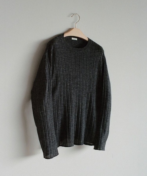 LIDnM（リドム） セーター ニット Alpaca Uneven Rib Knit メンズ