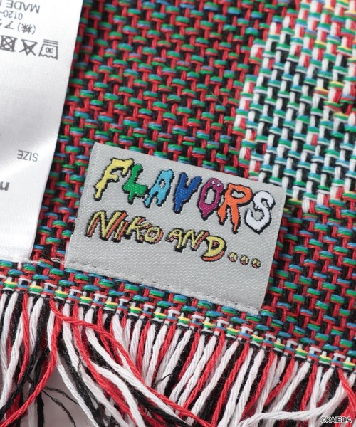 niko and…（ニコアンド） ブランケット 「FLAVORS」コラボマルチクロス