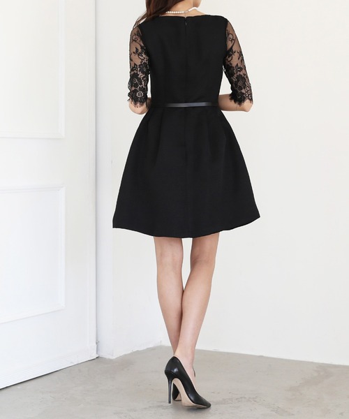 Leja オケージョンドレス　結婚式ドレス DRESS LAB ドレス 「結婚式/オケージョンドレス」袖レース A