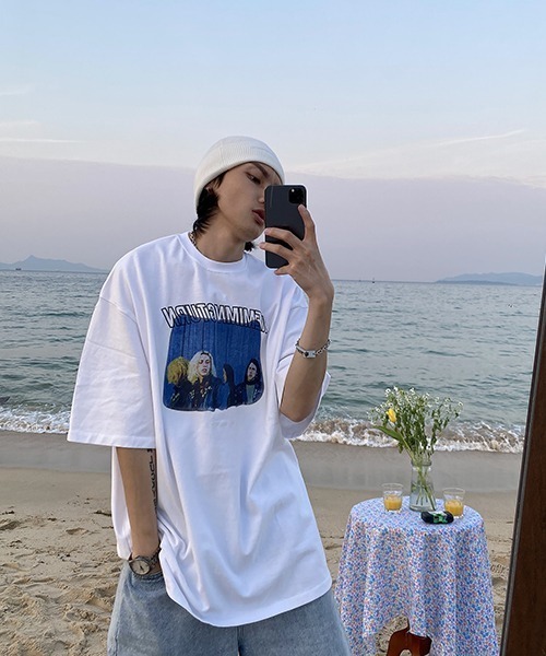 MASONPRINCE tシャツ ビッグシルエットヴィンテージ加工