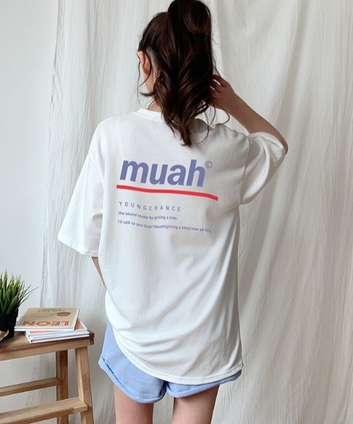REDLINE Tシャツ muah muah/ムーアムーア』RED LINE MUAH T-SHIRT/レッドライン